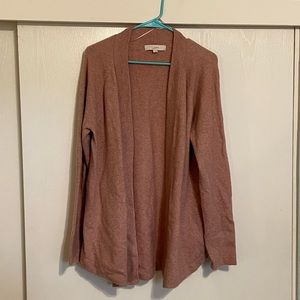 Dusty Pink LOFT Cardigan - Like New